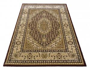 Hnedý vintage koberec do obývacej izby Hnedá Šírka: 100 cm | Dĺžka: 200 cm