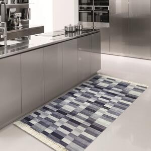 Moderný sivý koberec do kuchyne Sivá Šírka: 160 cm | Dĺžka: 220 cm