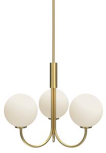 Lustre Herstal, Ballon, stmievateľné, Zlatá / Mosadz, Obývacia izba, Sklo, Moderný