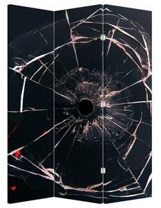 Paraván - Abstrakcia rozbité sklo (126x170 cm)