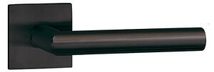 Dverové kovanie TWIN VISION HR C 1892 FL (CM) - plast, kľučka-kľučka, WC kľúč, Twin CM (čierny mat)