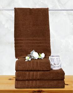 Bavlnený uterák a osuška, Finer hnedý 50 x 95 cm