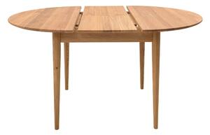 Okrúhly skladací stôl Eskandi z dubového dreva - D 1000(1350)