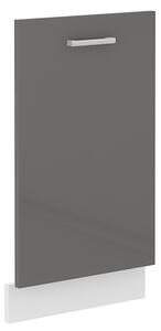 Dvierka pre vstavanú umývačku SAEED - 45x72 cm, šedá / biela