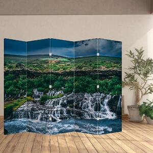 Paraván - Vodopád v prírode (210x170 cm)