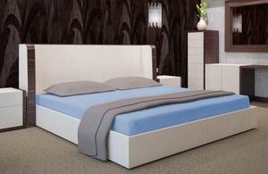 Modré bavlnené prestieradlá na postele Šírka: 90 cm | Dĺžka: 200 cm