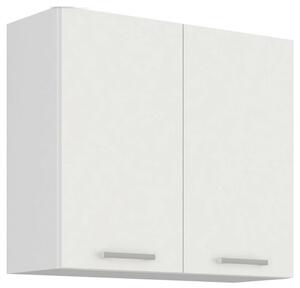 Horná kuchynská skrinka EDISA - šírka 80 cm, biela
