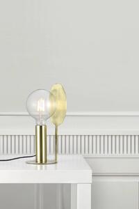 Nordlux DEAN DISC | dizajnová stolná lampa Farba: Mosadz
