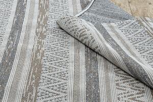 Ekologický šnúrkový koberec CASA EKO SIZAL Boho z recyklovanej bavlny, krémovo - sivý