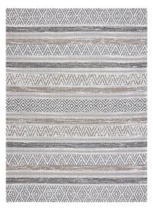 Ekologický šnúrkový koberec CASA EKO SIZAL Boho z recyklovanej bavlny, krémovo - sivý