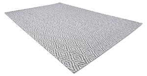 Ekologický šnúrkový koberec CASA EKO SIZAL Boho 22084 z recyklovanej bavlny, antracit - krémový