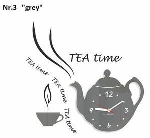Dekoračné kuchynské hodiny Tea Time