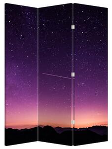 Paraván - Obloha s padajúcou hviezdou (126x170 cm)