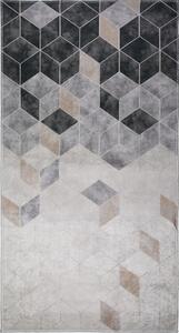 Sivo-krémový prateľný koberec 80x50 cm - Vitaus