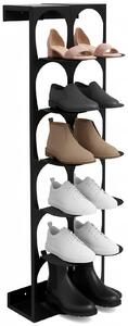 REGÁL NA TOPÁNKY, čierna, 30/100/30 cm Carryhome - Online Only drobný nábytok, Online Only