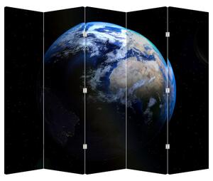 Paraván - Planéta Zem (210x170 cm)