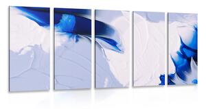 5-dielny obraz umelecká maľba troch farieb