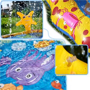 IKO Detský záhradný bazén s fontánou – Morské zvieratká