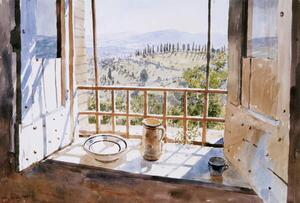 Lucy Willis - Umelecká tlač View from a Window, 1988, (40 x 26.7 cm)