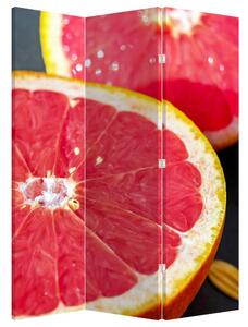 Paraván - rozkrojení grapefruity (126x170 cm)
