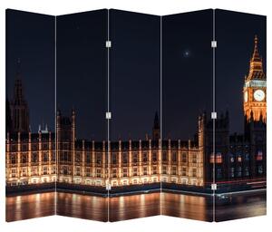 Paraván - Big Ben v Londýne (210x170 cm)