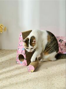 Sinsay - Škrabacia podložka pre mačku Hello Kitty and Friends - pastelová ružová