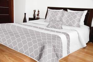 Luxusné prehozy na posteľ moderný dizajn Biela