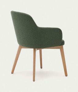 NELIDA NATURAL stolička Zelená