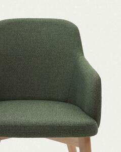 NELIDA NATURAL stolička Zelená