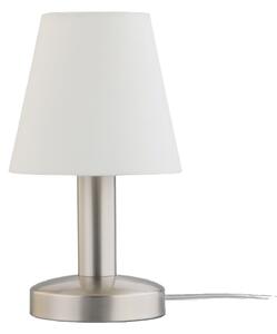 Stolové Lampa Lindby, Hanno, Biela, Spálňa, Tkanina / Textil, Moderný