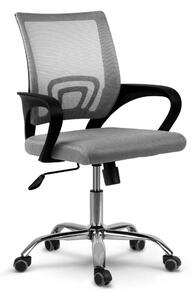 Kancelárska sieťovaná stolička Latok - tmavě šedá