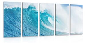 5-dielny obraz morská vlna