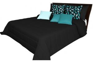 Čierna denná deka na posteľ Šírka: 75 cm | Dĺžka: 160 cm