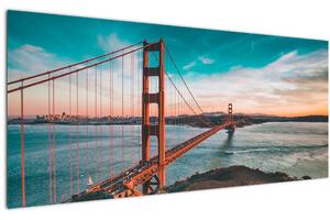 Obraz- Golden Gate, San Francisco (120x50 cm)