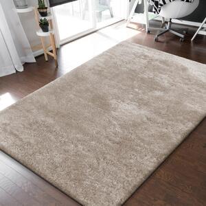 Kvalitný koberec s dlhým vlasom vo farbe cappuccino Béžová Šírka: 80 cm | Dĺžka: 150 cm