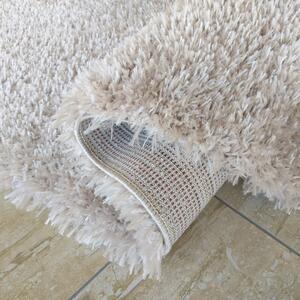 Kvalitný koberec s dlhým vlasom vo farbe cappuccino Béžová Šírka: 80 cm | Dĺžka: 150 cm