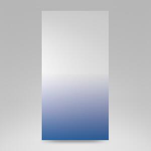 Štýlové bielo modré závesy šité na mieru s vyšším ombré efektom 70 x 240 cm SKLADOM Modrá