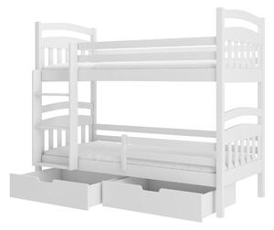 Poschodová detská posteľ 180x80 cm. Vlastná spoľahlivá doprava až k Vám domov. 1052258