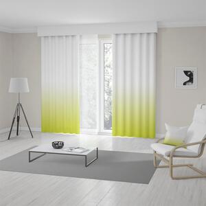 Designové závesy do obývačky v trendy ombré žlto zelenom prevedení Žltá