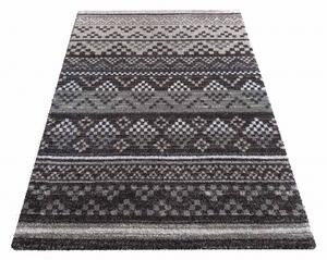 Moderný hnedý koberec v škandinávskom štýle Hnedá Šírka: 80 cm | Dĺžka: 150 cm
