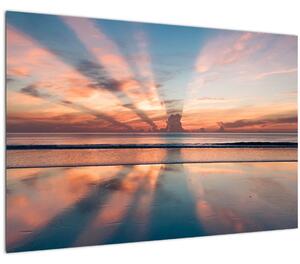 Obraz slnečných lúčov nad Daytonskú pláži (90x60 cm)