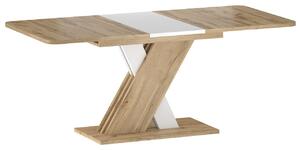 Rozkladací jedálenský stôl EXEL Farba: dub artisan / antracit