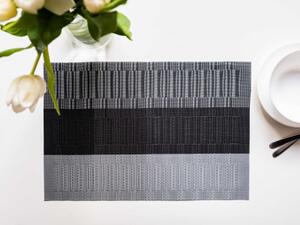 Prestieranie Deluxe 30 × 45 cm – Majda pruhy sivo-čierne