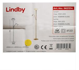 Lindby Lindby - Stojacia lampa JOST 1xE27/10W/230V + 1xE14/5W LW0076 + záruka 3 roky zadarmo