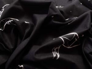 MKLozkoviny.sk Predĺžené bavlnené obliečky Renforcé – Flamingo origami 140×220/70x90 cm