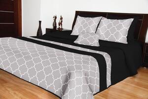Prikrývky na posteľ čierne luxusné Čierna