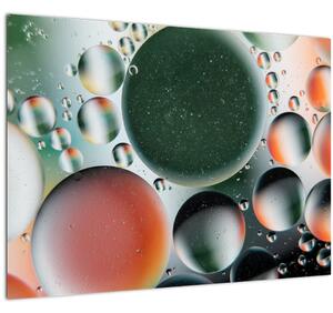Obraz abstrakcie - bubliny (70x50 cm)