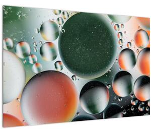 Obraz abstrakcie - bubliny (90x60 cm)