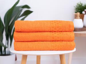 MKLuzkoviny.cz Froté uterák 50 × 100 cm ‒ Paolo oranžový