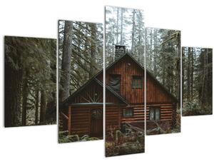 Obraz - Horská chata (150x105 cm)